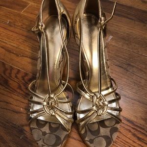 Coach Wedged Sandals